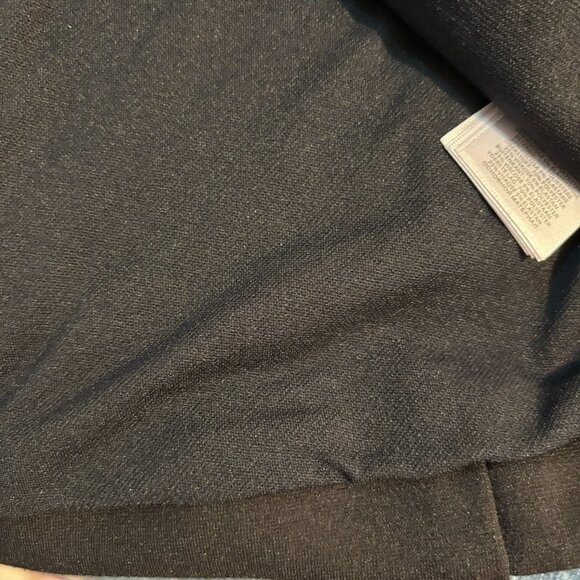 Michael Kors Knit Black Lined Pencil Skirt Gold Tone Zippers Size 6 - Picture 7 of 8